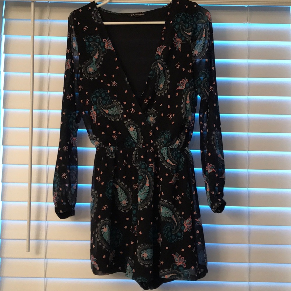 Express long sleeve light weight romper